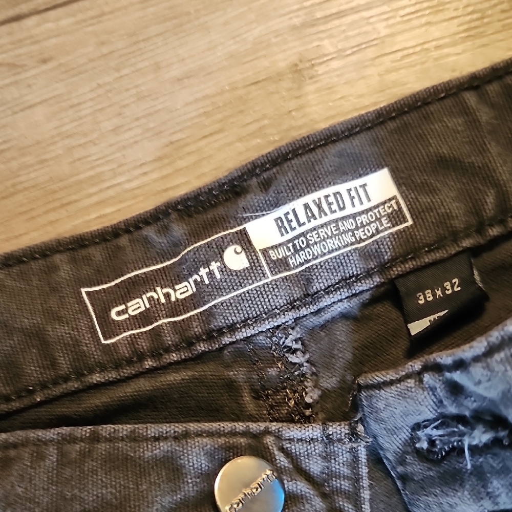 Men's Brown Carhartt Pants 38x32